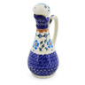 Polish Pottery Bottle 5 oz Blue Cornflower