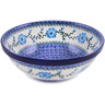 Polish Pottery Bowl 11&quot; Blue Buttercup
