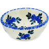 Polish Pottery Bowl 3&quot; Blue Berry Special UNIKAT