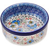 Polish Pottery Bowl 5&quot; Flower Crown UNIKAT