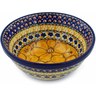 Polish Pottery Bowl 5&quot; Marigold Dreams UNIKAT