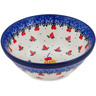 Polish Pottery Bowl 5&quot; Strawberry Surpise