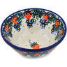 Polish Pottery Bowl 5&quot; Strwaberry Fever