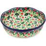 Polish Pottery Bowl 6&quot; Festive Berries UNIKAT