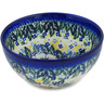 Polish Pottery Bowl 6&quot; Floral Fantasy