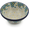 Polish Pottery Bowl 6&quot; Flowers Under The Starry Sky