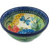 Polish Pottery Bowl 6&quot; Garden Delight UNIKAT