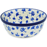 Polish Pottery Bowl 6&quot; Lily Of Nile