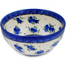 Polish Pottery Bowl 6&quot; Lovely Blueberries