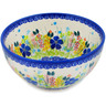 Polish Pottery Bowl 6&quot; Spring Whimsy UNIKAT