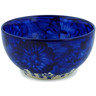 Polish Pottery Bowl 7&quot; Divine Cobalt UNIKAT