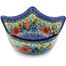 Polish Pottery Bowl 7&quot; Spring Butterfly UNIKAT