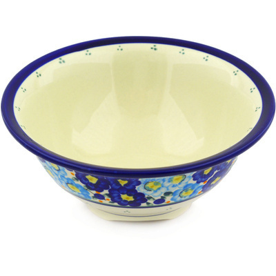 Polish Pottery Bowl 8&quot; Aura