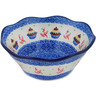 Polish Pottery Bowl 8&quot; Birthday Cupcakes