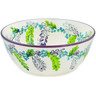 Polish Pottery Bowl 9&quot; Ivy Crown UNIKAT
