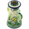 Polish Pottery Candle Holder 5&quot; Spring Garden UNIKAT