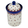 Polish Pottery Canister 9&quot; Coffee Bean