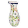 Polish Pottery Carafe 5 Cup White Lilly Pride UNIKAT
