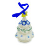 Polish Pottery Christmas Tree Ornament 3&quot; Bloom Queens