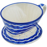 Polish Pottery Coffee Filter 5&quot; Totally Wavy