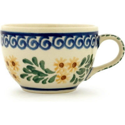 Polish Pottery Cup 3 oz Summer Day