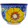 Polish Pottery Cup 8 oz Bright Blooms