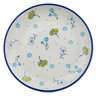 Polish Pottery Dessert Plate Caught In The Wind