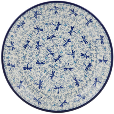Polish Pottery Dessert Plate Dragonfly In The Sky