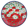 Polish Pottery Dessert Plate Spring Blossom Harmony UNIKAT