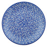 Polish Pottery Dinner Plate 10&frac12;-inch Blue Forest
