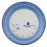 Polish Pottery Dinner Plate 10&frac12;-inch Boat-iful