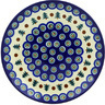 Polish Pottery Dinner Plate 10&frac12;-inch Cranberries And Evergree