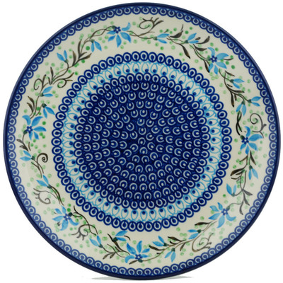Polish Pottery Dinner Plate 10&frac12;-inch Lovely Composition UNIKAT