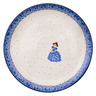 Polish Pottery Dinner Plate 10&frac12;-inch Princess Dreams