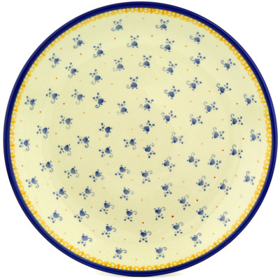 Polish Pottery Dinner Plate 10&frac12;-inch Quiet As A Mouse