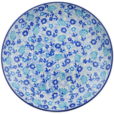 Polish Pottery Dinner Plate 10&frac12;-inch Sensational Blue Meadow