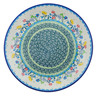 Polish Pottery Dinner Plate 10&frac12;-inch Spring Heaven UNIKAT