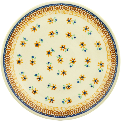 Polish Pottery Dinner Plate 10&frac12;-inch Sunshine Kiss