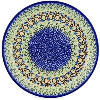 Polish Pottery Dinner Plate 10&frac12;-inch Woodland Lace