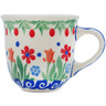 Polish Pottery Espresso Cup 2 oz Babcia&#039;s Garden
