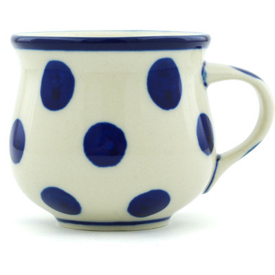 Polish Pottery Espresso Cup 2 oz Happy Dots