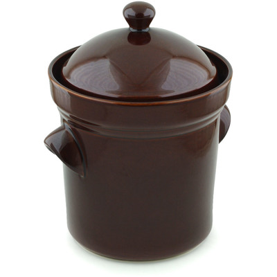 Stoneware Fermenting Crock Pot 5L (1.3 gal) Brown