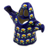 Polish Pottery Ghost Candle Holder Waterlily