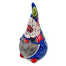 Polish Pottery Gnome Figurine 5&quot; Blossoming Petals UNIKAT
