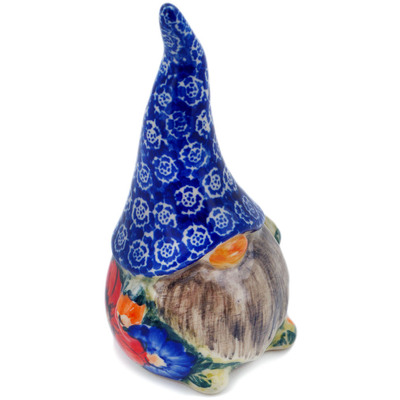 Polish Pottery Gnome Figurine 5&quot; UNIKAT