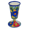 Polish Pottery Goblet 7 oz Magical Spring UNIKAT