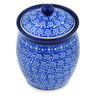 Polish Pottery Jar with Lid 6&quot; Night Sky