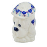 Polish Pottery Jar with Lid 7&quot; The Floral Wish