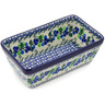 Polish Pottery Loaf Pan 8&quot; Limeberry