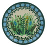 Polish Pottery Mini Plate, Coaster plate Prairie Land UNIKAT